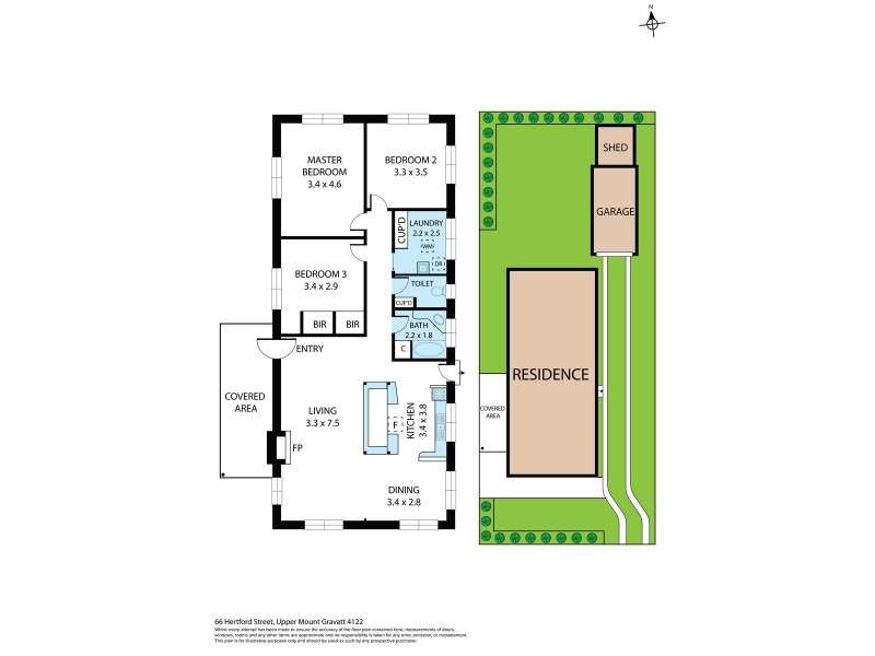 66 Hertford Street, Upper Mount Gravatt QLD 4122 Floorplan