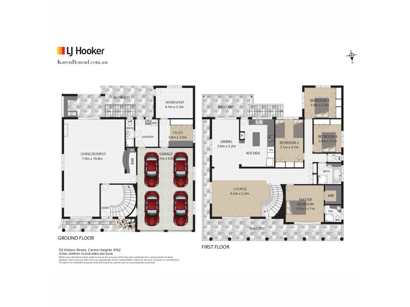 53 Kildare Street, Carina Heights QLD 4152 Floorplan