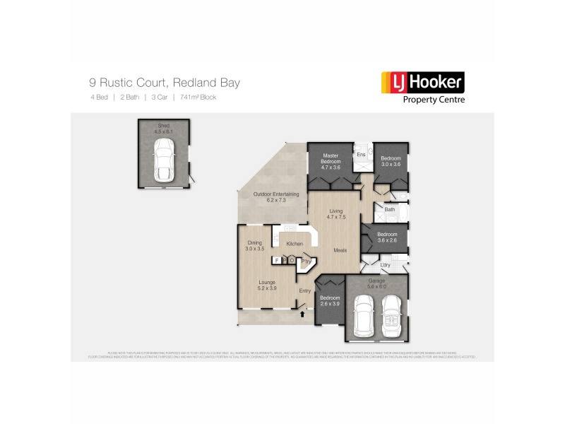 9 Rustic Court, Redland Bay QLD 4165 Floorplan