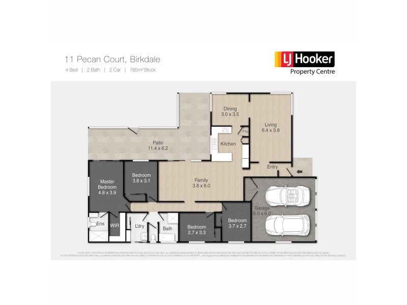 11 Pecan Court, Birkdale QLD 4159 Floorplan