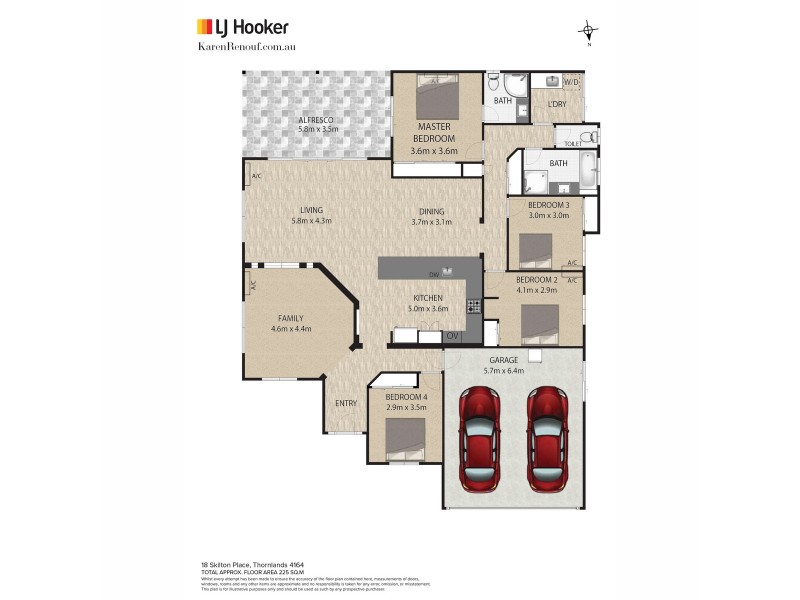18 Skilton Place, Thornlands QLD 4164 Floorplan