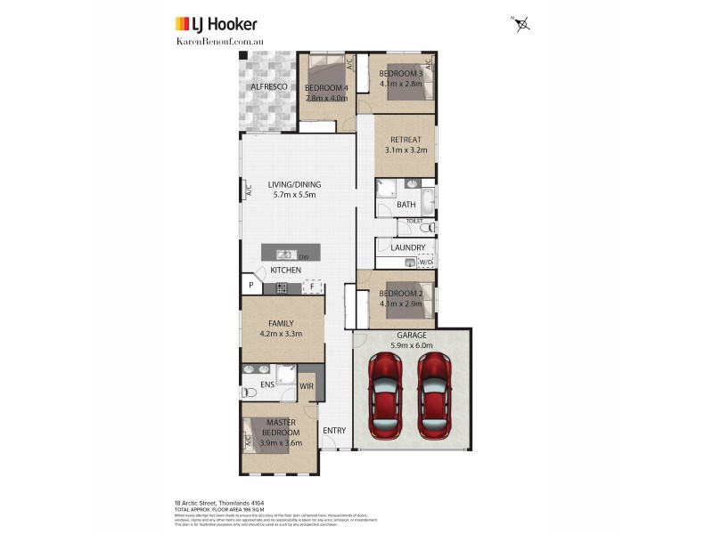 18 Arctic Street, Thornlands QLD 4164 Floorplan