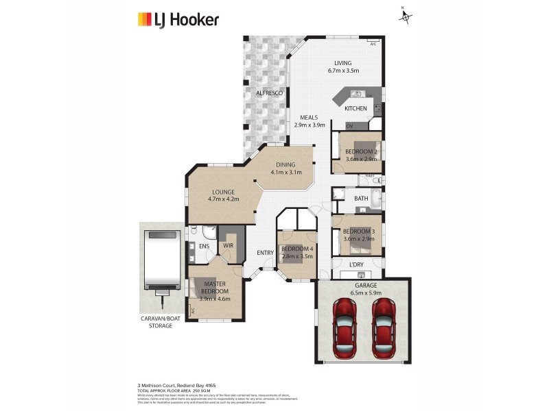 3 Mathison Court, Redland Bay QLD 4165 Floorplan