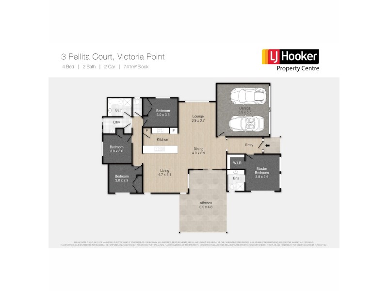 3 Pellita Court, Victoria Point QLD 4165 Floorplan