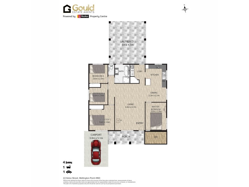 22 Kelso Street, Wellington Point QLD 4160 Floorplan