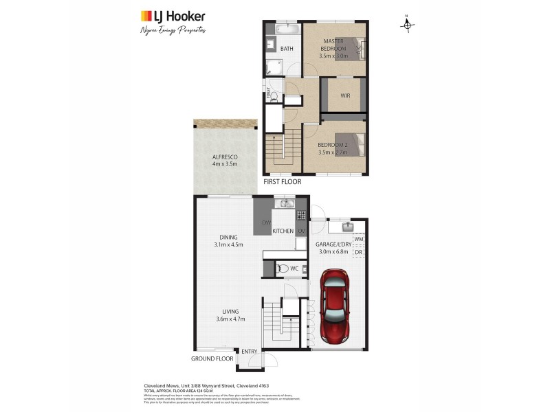 3/88 Wynyard Street, Cleveland QLD 4163 Floorplan
