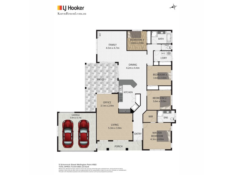 5 Schonrock Street, Wellington Point QLD 4160 Floorplan