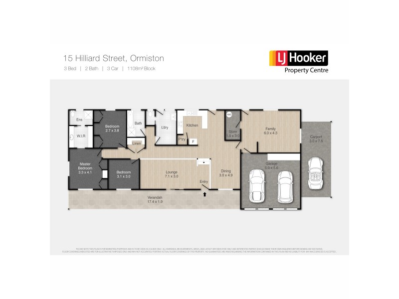 15 Hilliard Street, Ormiston QLD 4160 Floorplan