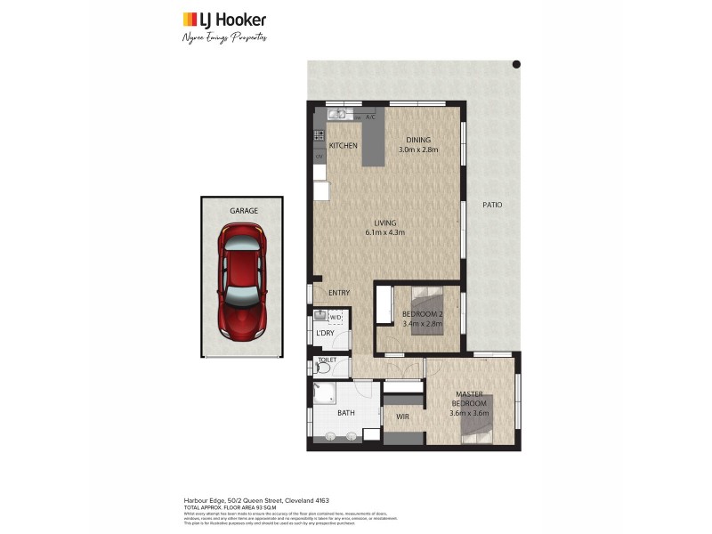 50/2 Queen Street, Cleveland QLD 4163 Floorplan