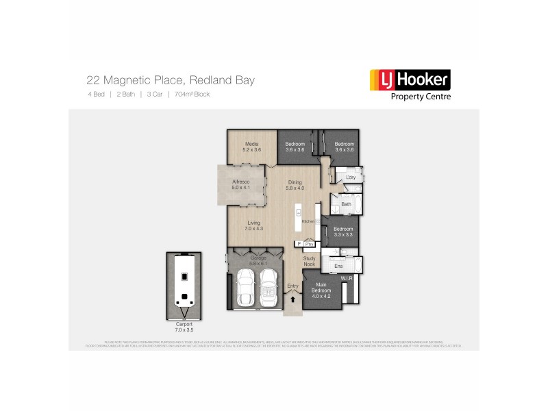 22 Magnetic Place, Redland Bay QLD 4165 Floorplan