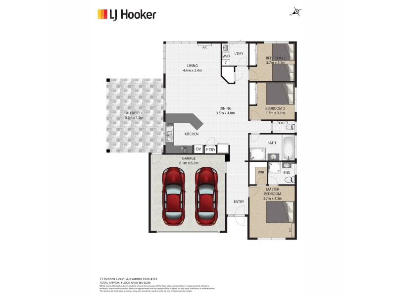 7 Holborn Court, Alexandra Hills QLD 4161 Floorplan