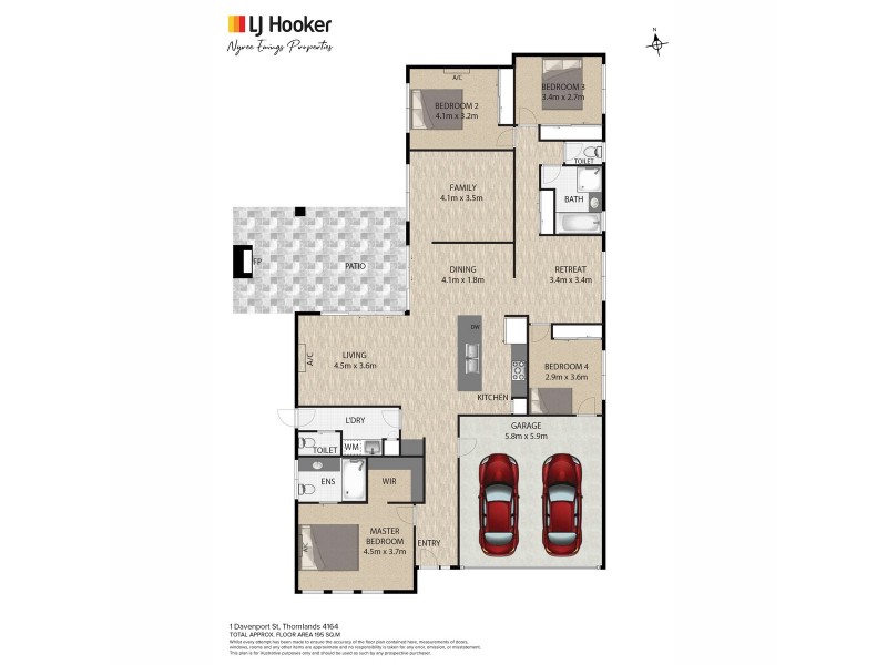 1 Davenport Street, Thornlands QLD 4164 Floorplan