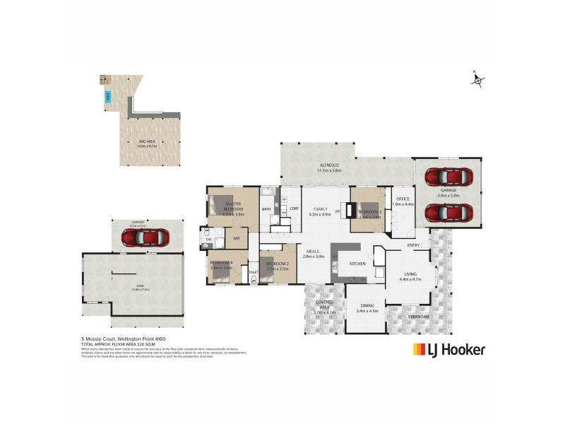 5 Mossip Court, Wellington Point QLD 4160 Floorplan
