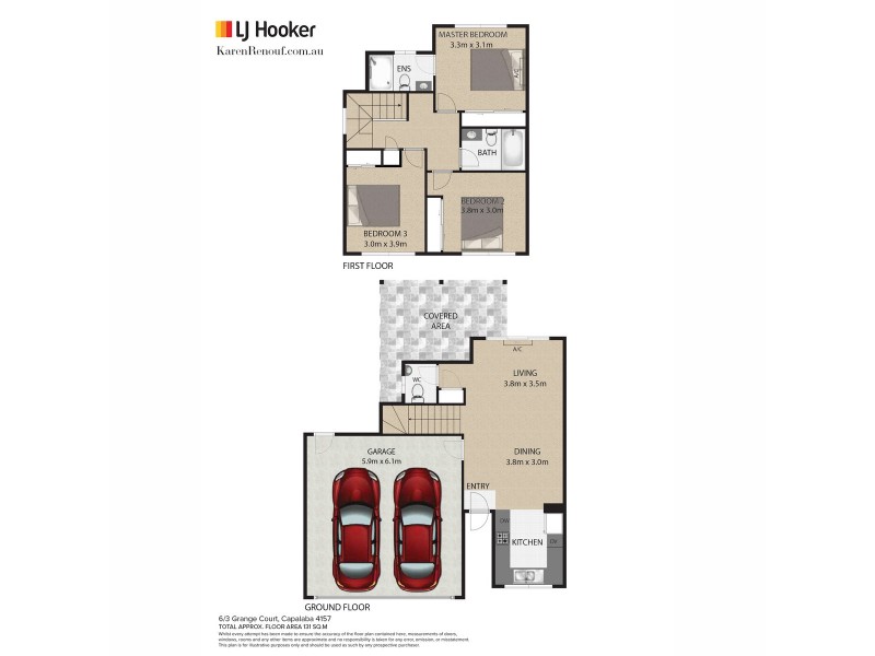 6/3 Grange Court, Capalaba QLD 4157 Floorplan