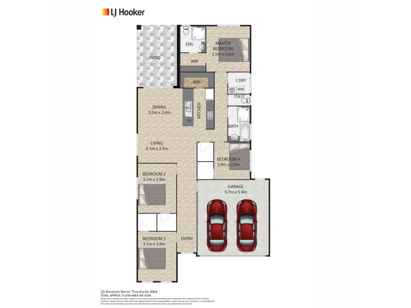 20 Abraham Street, Thornlands QLD 4164 Floorplan