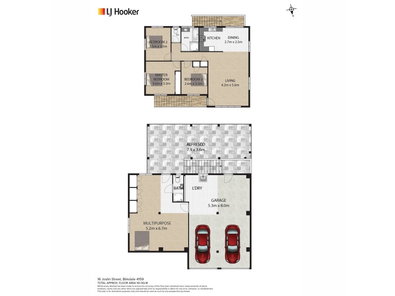 16 Joslin Street, Birkdale QLD 4159 Floorplan