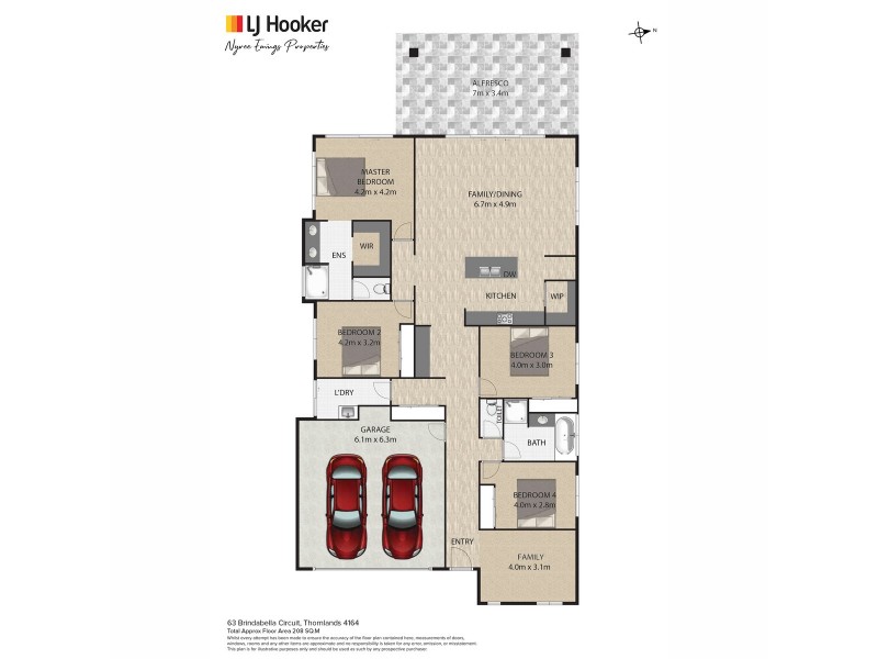 63 Brindabella Circuit, Thornlands QLD 4164 Floorplan