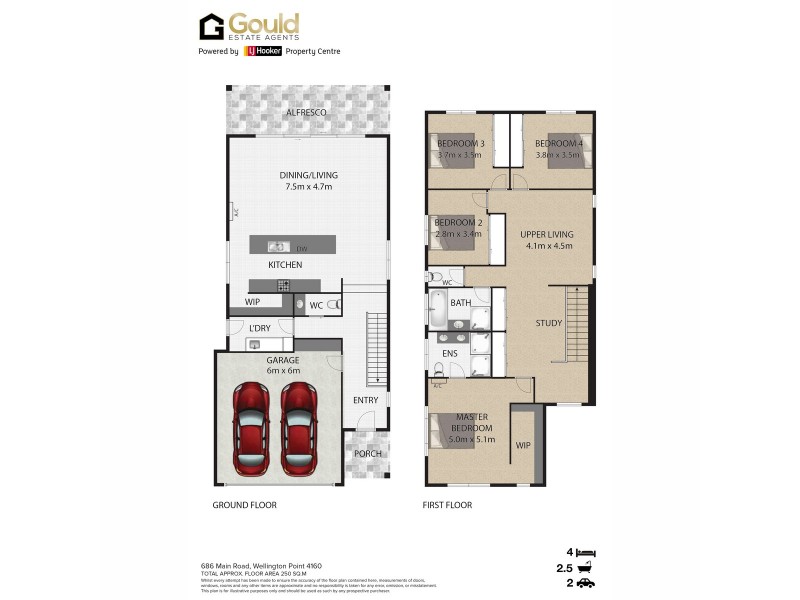 686 Main Road, Wellington Point QLD 4160 Floorplan
