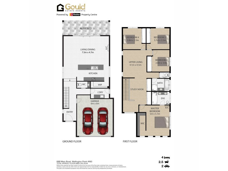 688 Main Road, Wellington Point QLD 4160 Floorplan