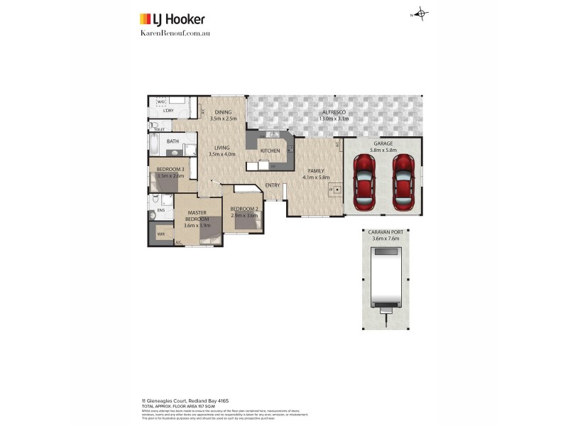 11 Gleneagles Court, Redland Bay QLD 4165 Floorplan