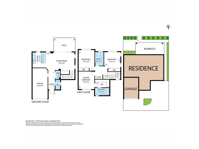 1/25 Homer Street, Cleveland QLD 4163 Floorplan
