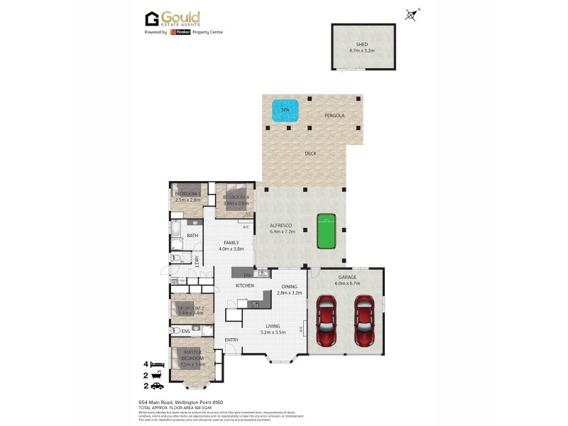 654 Main Road, Wellington Point QLD 4160 Floorplan