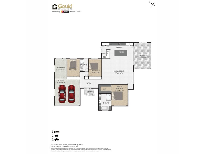 11 Sandy Cove Place, Redland Bay QLD 4165 Floorplan