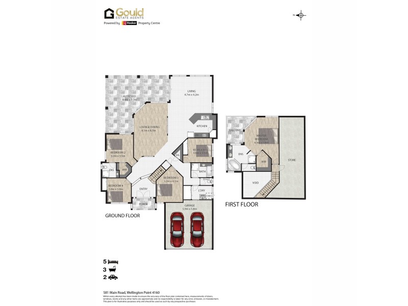 581 Main Road, Wellington Point QLD 4160 Floorplan