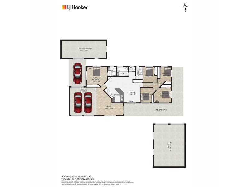 16 Victory Place, Birkdale QLD 4159 Floorplan