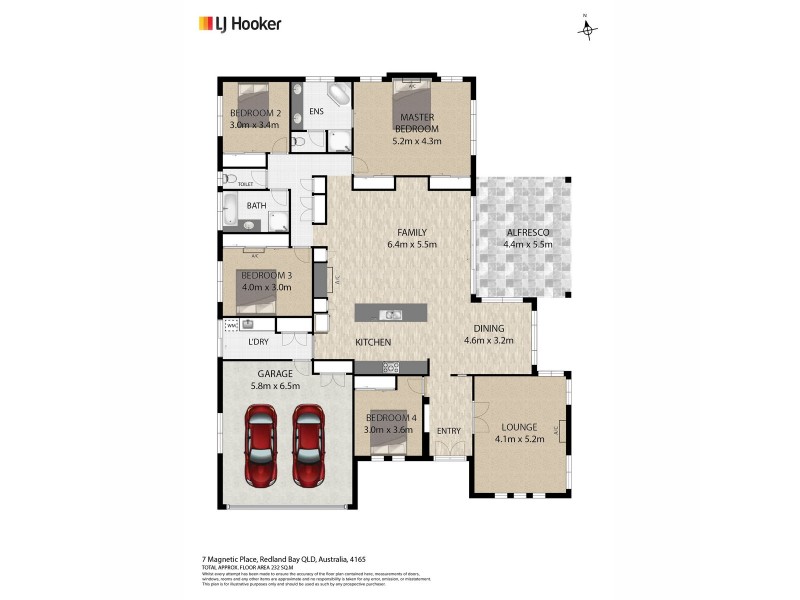 7 Magnetic Place, Redland Bay QLD 4165 Floorplan