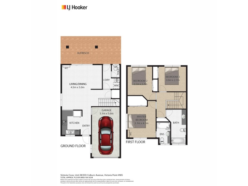 28/333 Colburn Avenue, Victoria Point QLD 4165 Floorplan