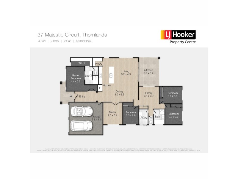 37 Majestic Circuit, Thornlands QLD 4164 Floorplan