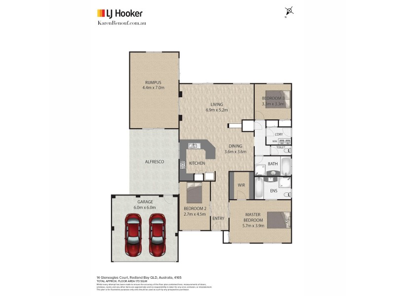 14 Gleneagles Court, Redland Bay QLD 4165 Floorplan