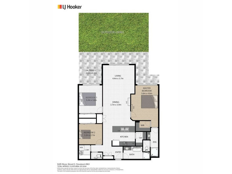 9/45 Shore Street East, Cleveland QLD 4163 Floorplan
