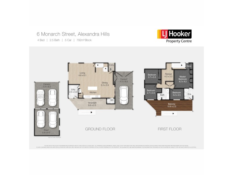 6 Monarch Street, Alexandra Hills QLD 4161 Floorplan