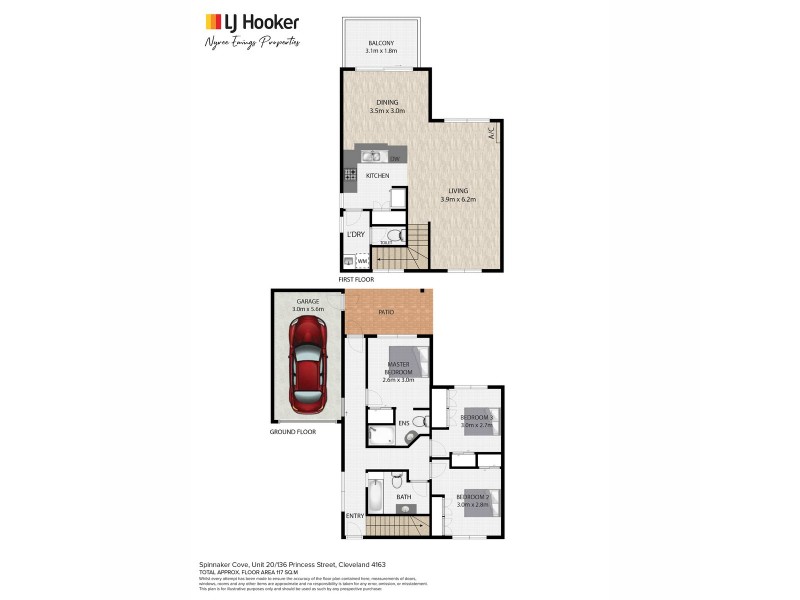 20/136 Princess Street, Cleveland QLD 4163 Floorplan