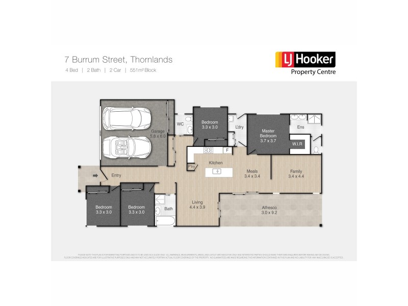 7 Burrum Street, Thornlands QLD 4164 Floorplan