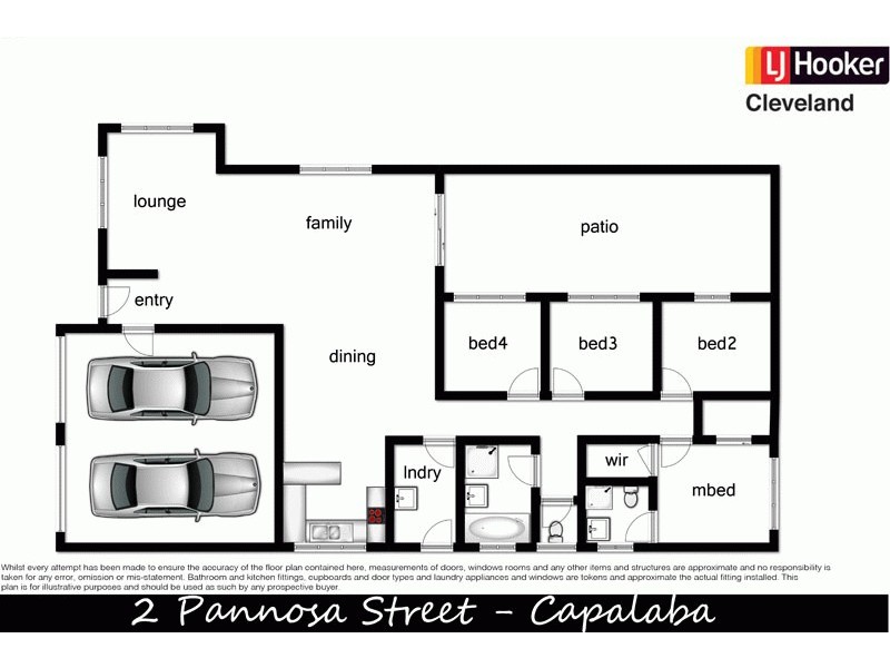 2 Pannosa Court, Capalaba QLD 4157 Floorplan
