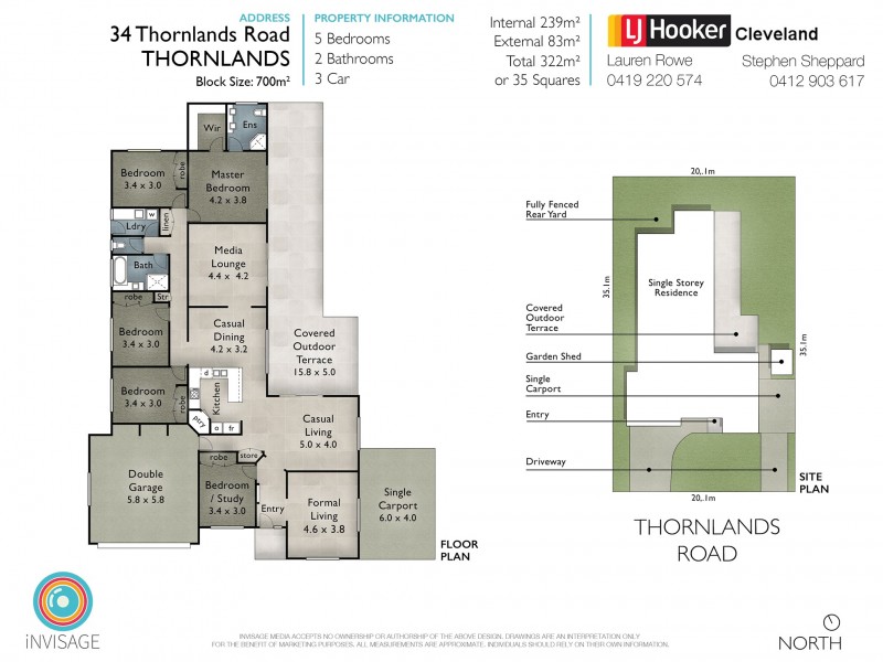 34 Thornlands Rd, Thornlands QLD 4164 Floorplan