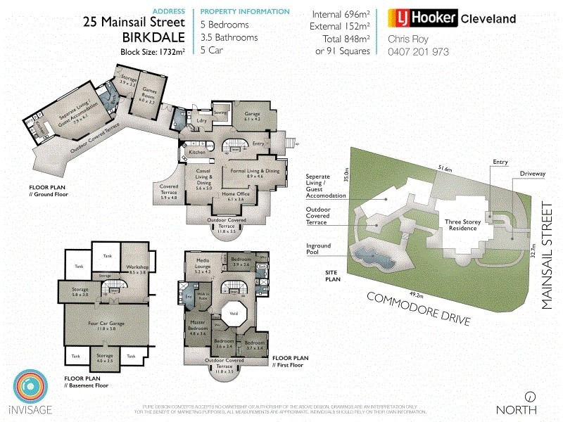 25 Mainsail Street, Birkdale QLD 4159 Floorplan