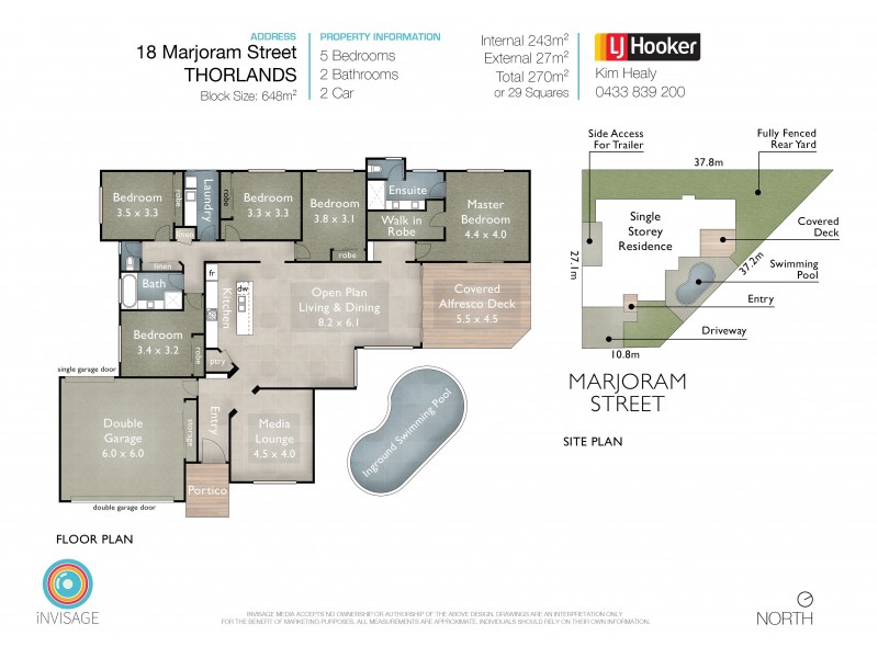 18 Marjoram Street, Thornlands QLD 4164 Floorplan