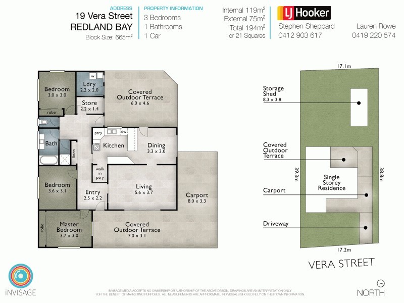 19 Vera Street, Redland Bay QLD 4165 Floorplan