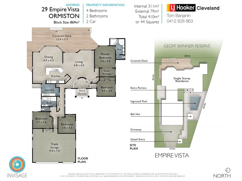 29 Empire Vista, Ormiston QLD 4160 Floorplan