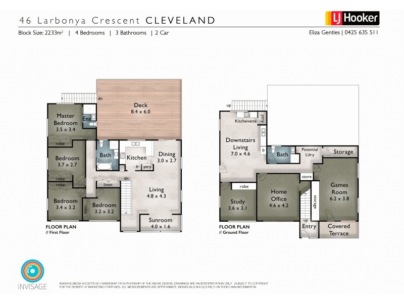 46 Larbonya Crescent, Capalaba QLD 4157 Floorplan