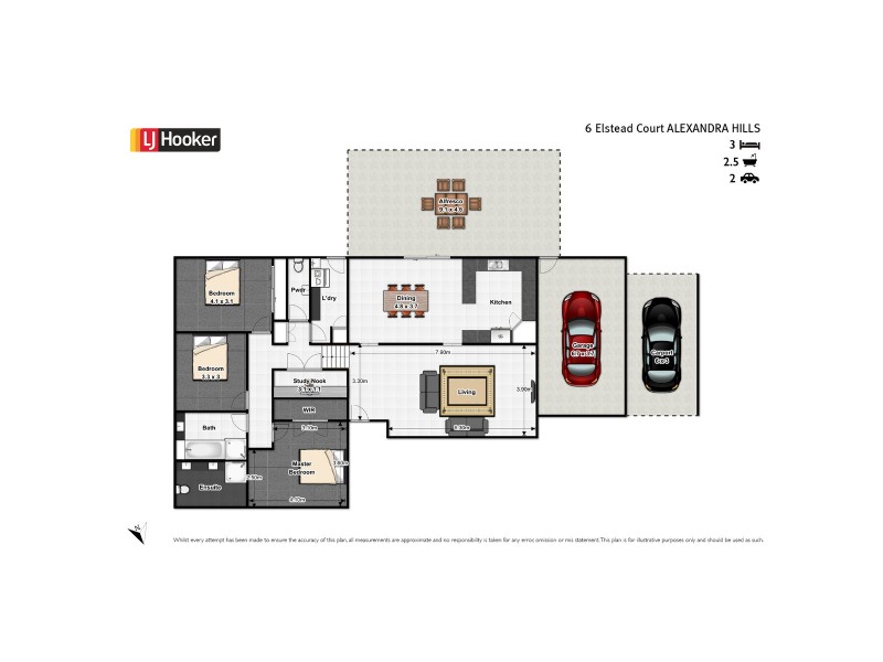 6 Elstead Court, Alexandra Hills QLD 4161 Floorplan