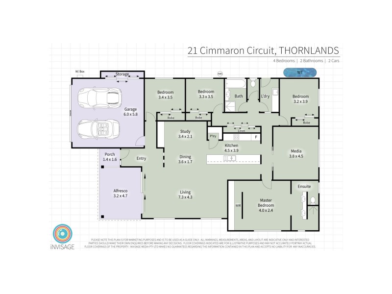 21 Cimmaron Circuit, Thornlands QLD 4164 Floorplan