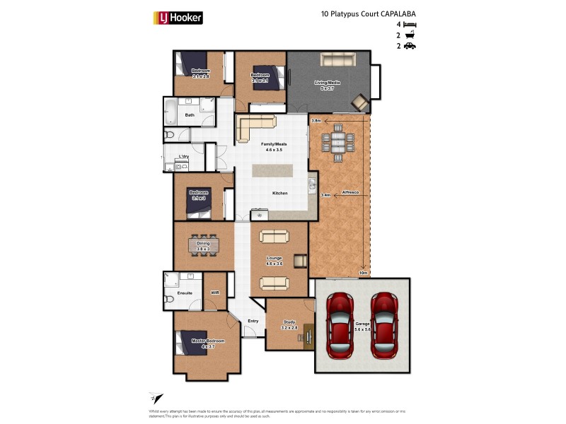 10 Platypus Court, Capalaba QLD 4157 Floorplan