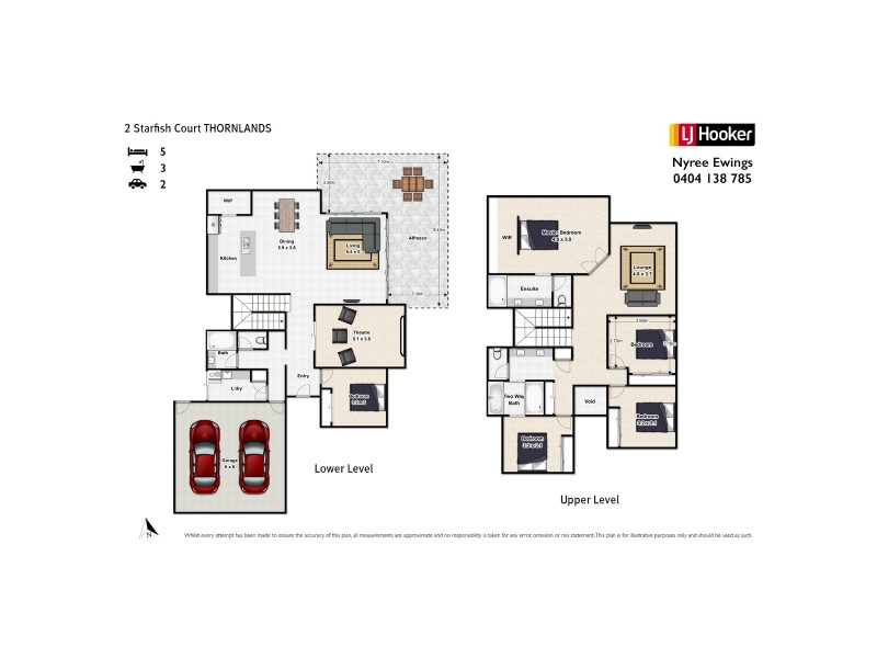 2 Starfish Court, Thornlands QLD 4164 Floorplan