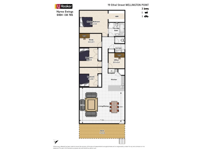 19 Ethel Street, Wellington Point QLD 4160 Floorplan