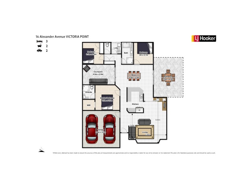 14 Alexander Avenue, Victoria Point QLD 4165 Floorplan